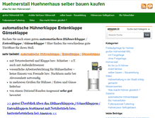 Tablet Screenshot of huehnerstall-huehnerhaus-selber-bauen-kaufen.de
